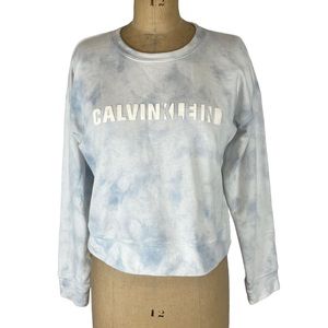 3/$30 Calvin Klein Jeans Cloud Tie Dye Relaxed Pullover Size S